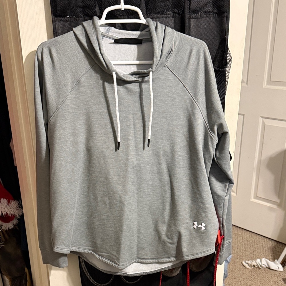 Under Armour Light Gray Pullover Hoodie